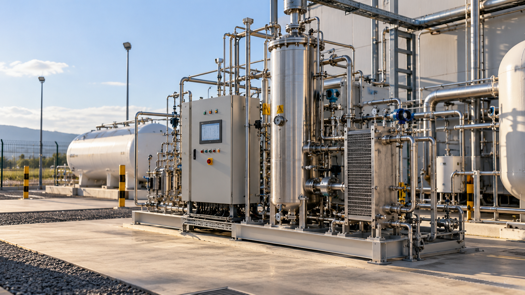 Conceptual hydrogen process equipment