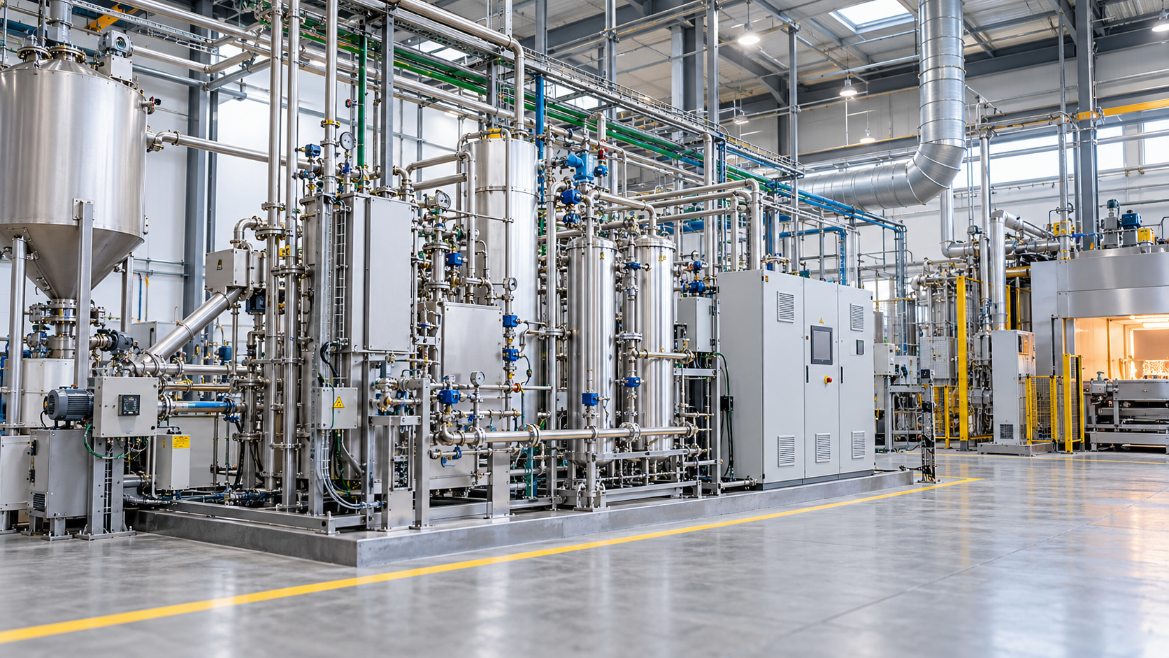 Conceptual hydrogen process equipment